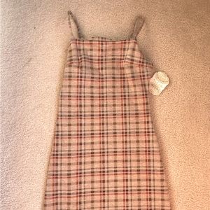 Altar’d State plaid dress in perfect fall colors
